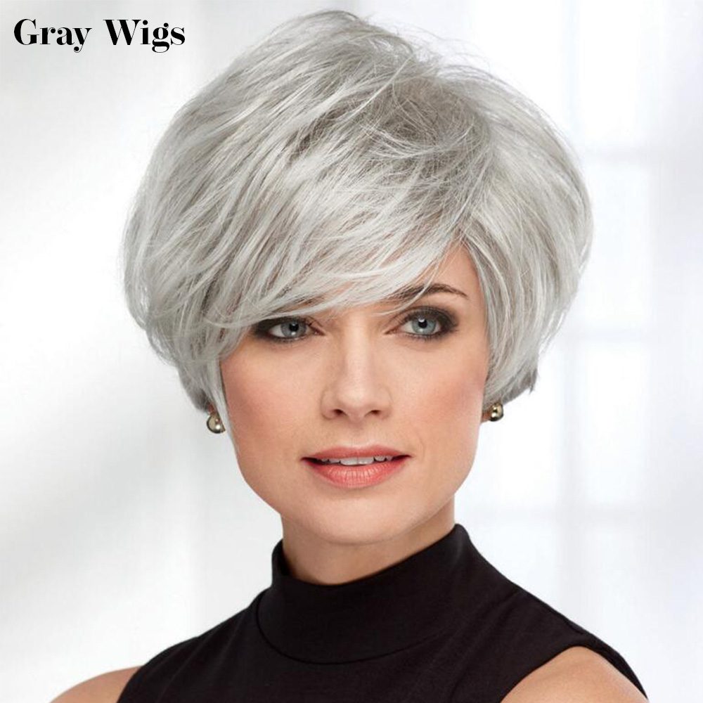 women's gray wigs