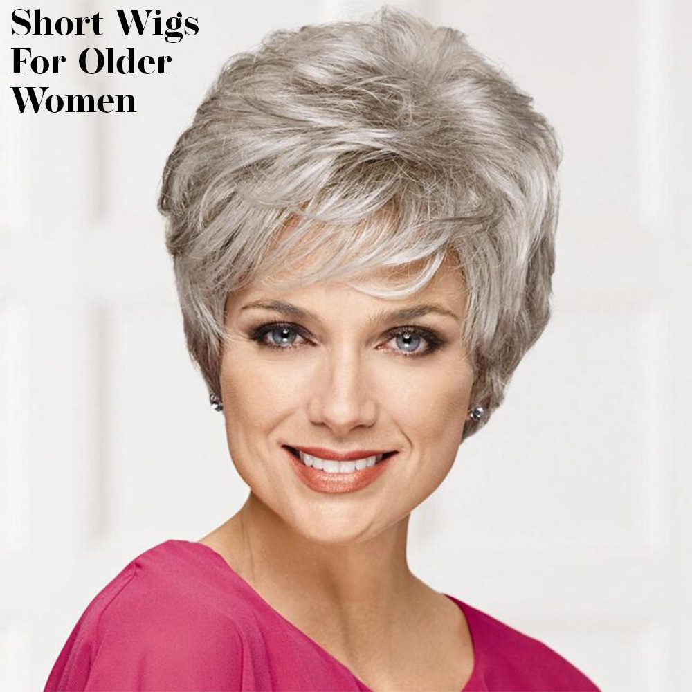 short wigs for older women